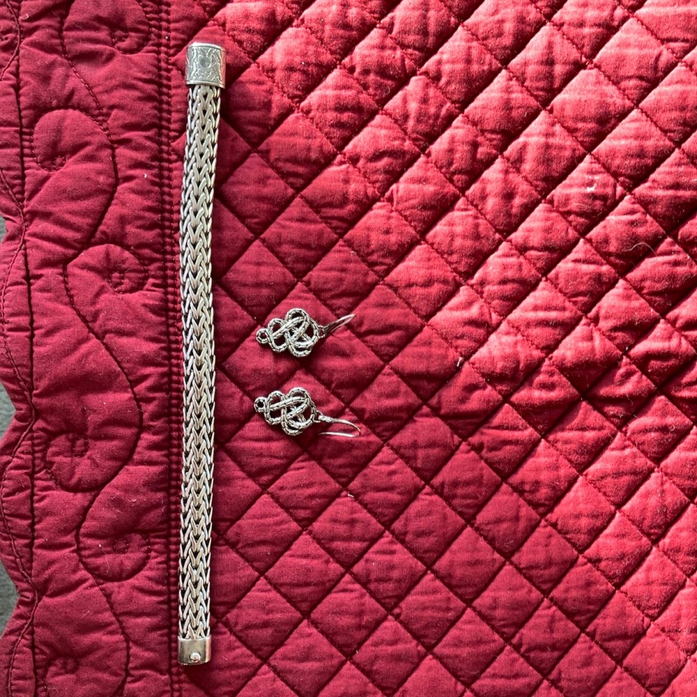 John Hardy Bracelet and Earrings